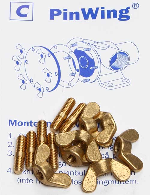 Pin wing kit end cover B18, B20 MD3, MD17, 2003T