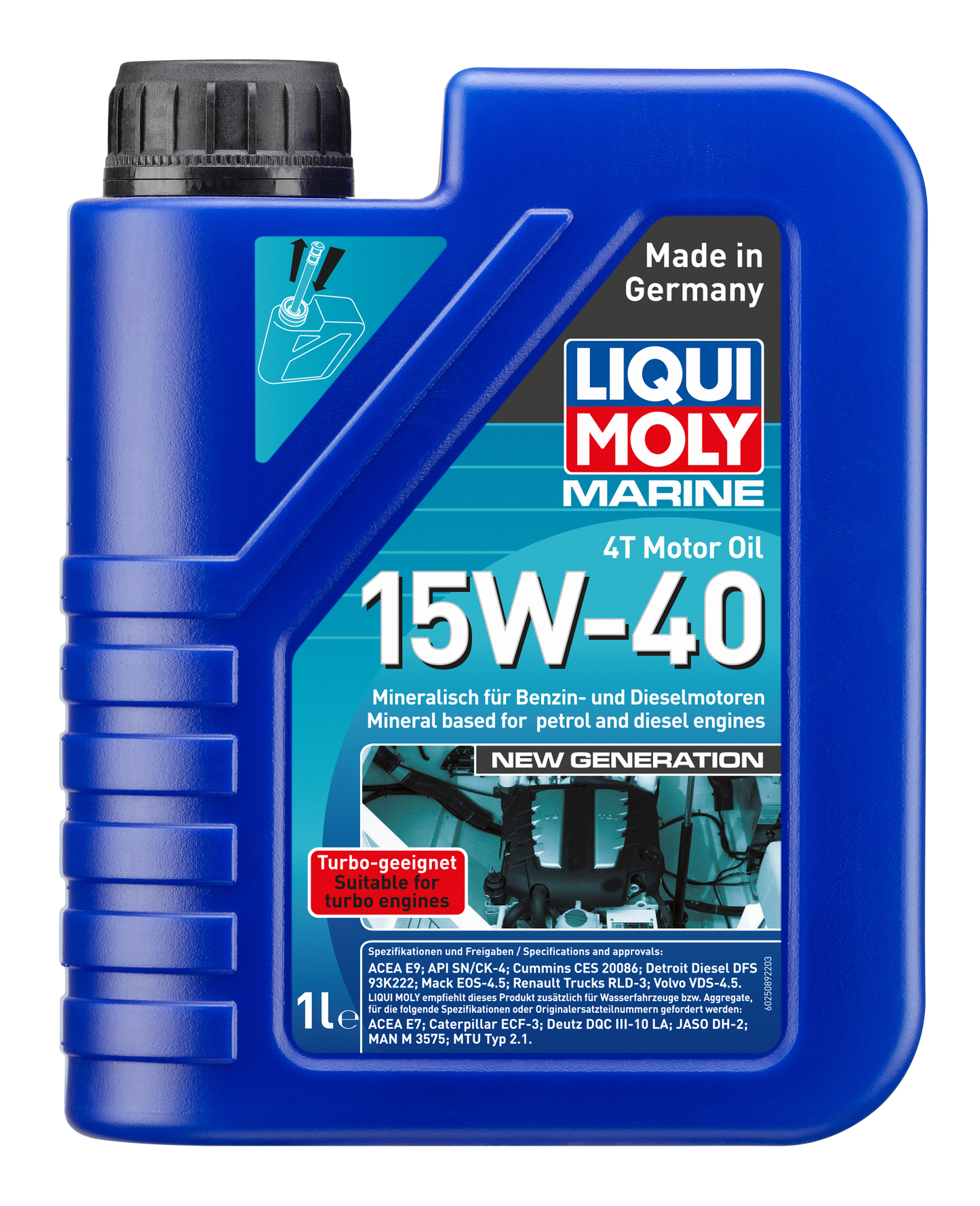 Marine 4T Motor Oil 15W-40 New Generation