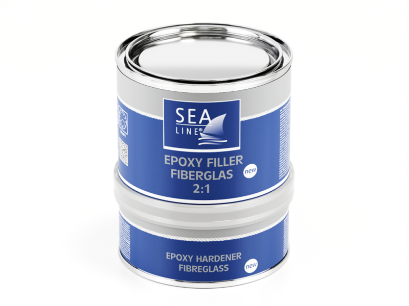 SEA-LINE Epoxid Spachtel mit Glasfaser 2 :1 0,75 kg