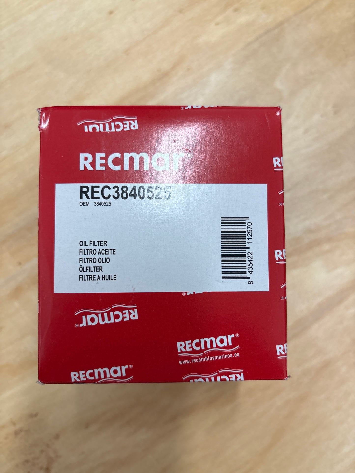 ÖLFILTER VOLVO REC3840525