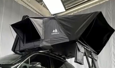 Dachzelt 175x205 mit Hartschale und Vorzelt