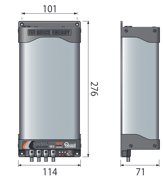 QUICK Ladegerät SBC500 12V 40A, 3 Ausgänge