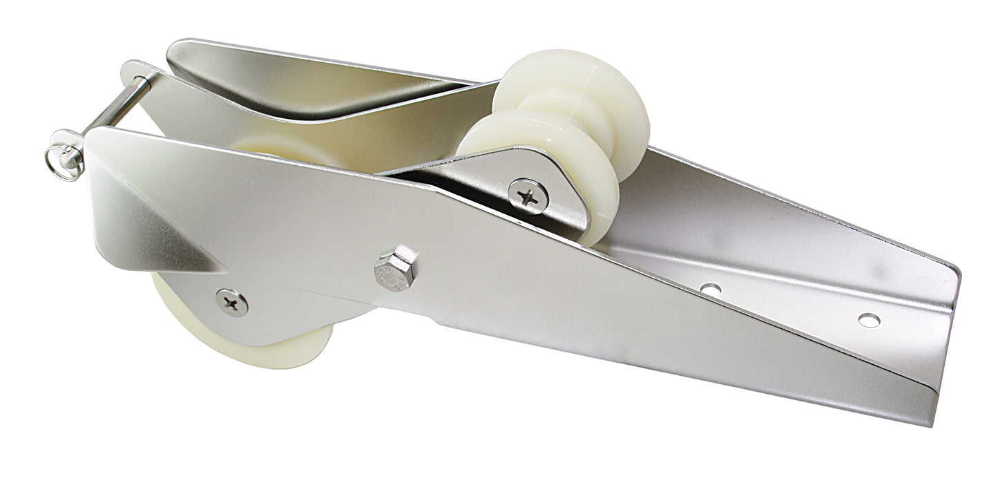 Bugrolle mit Wippe A2 und Nylonrolle, 333x92mm