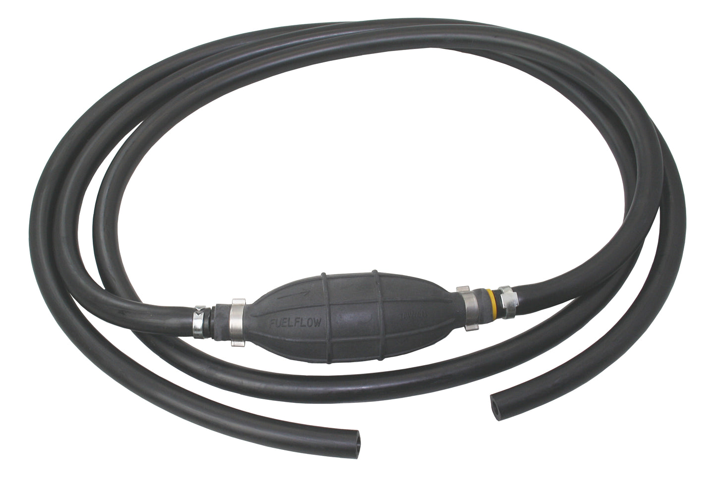 Treibstoffschlauch mit Pumpball 8mm (5/16') 2,4m, beids. Schlauchende offen