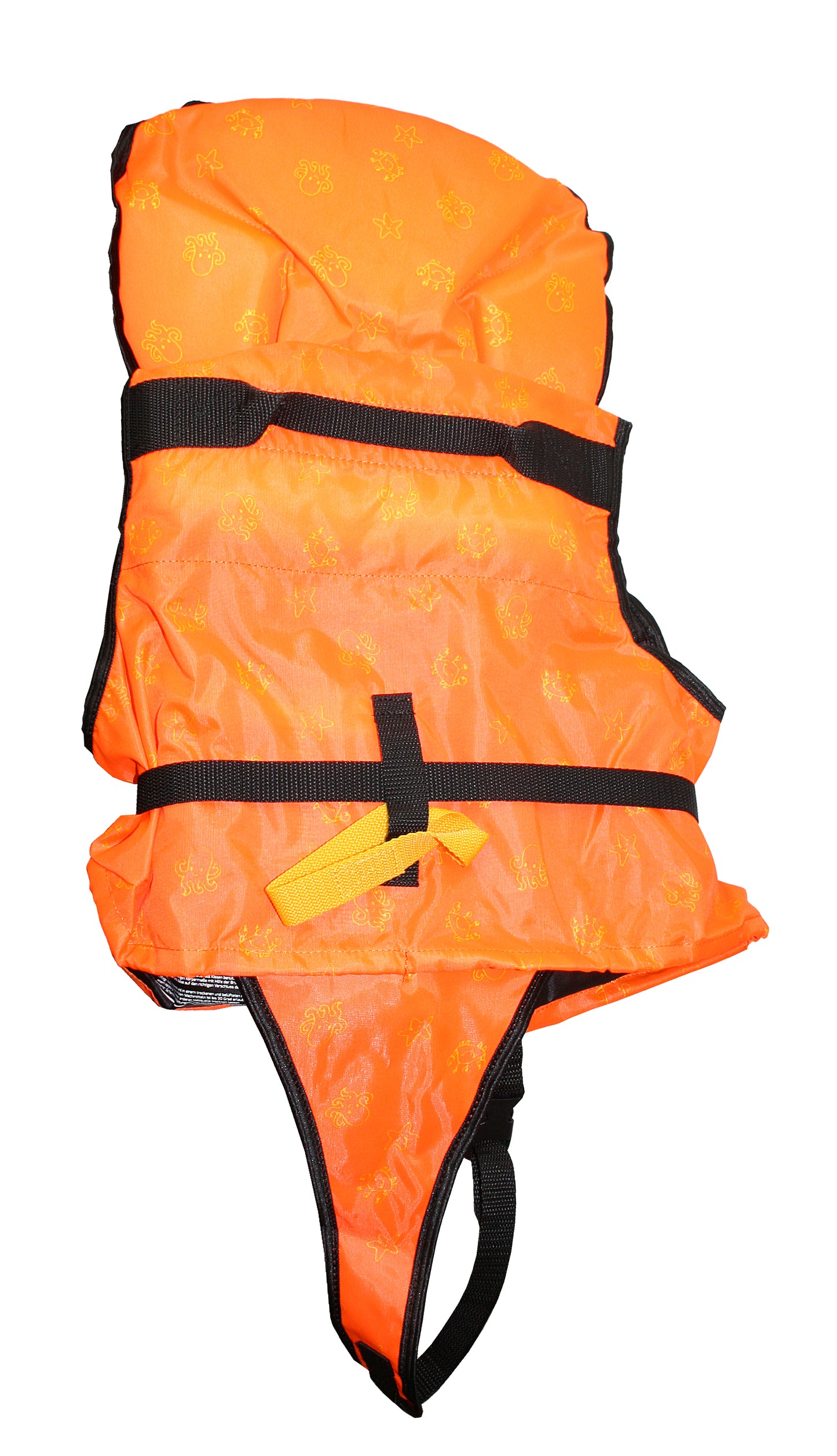 Feststoff-Rettungsweste 30N für Babys max.15kg mit Reißverschl., orange