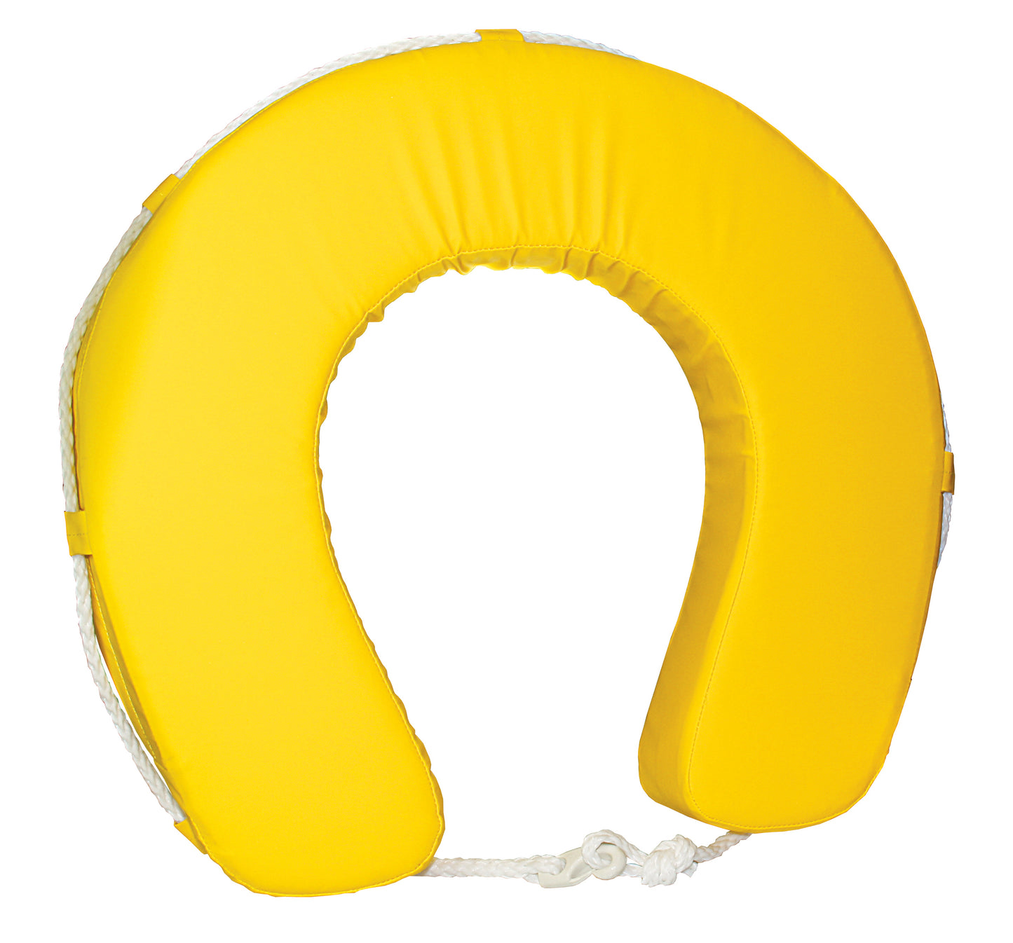 Hufeisen Rettungsring PVC gelb