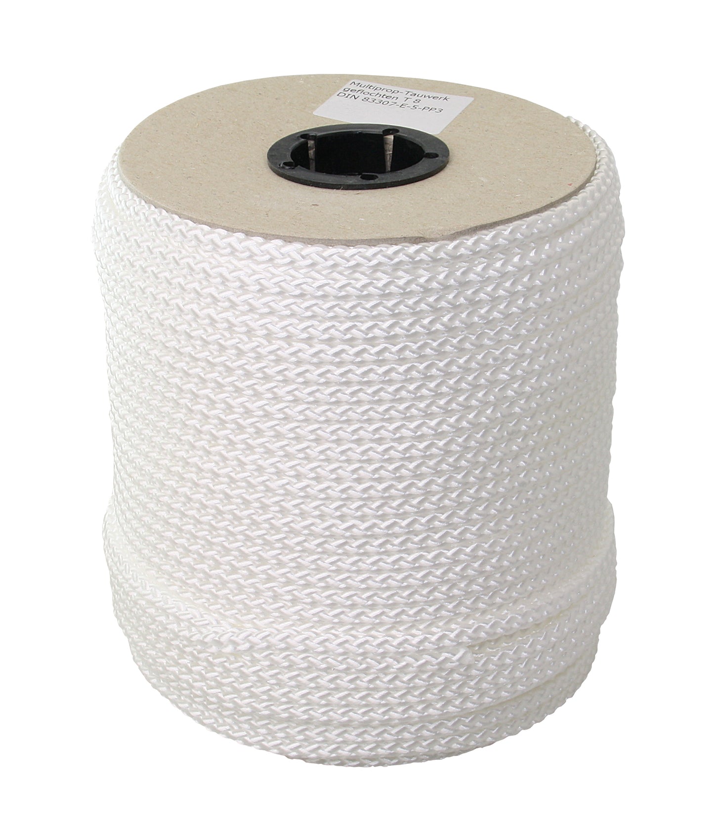 Flechtleine PP 8-fach 6mm weiß 30m