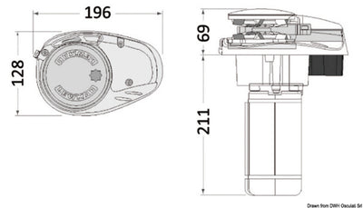 Lewmar V700 Ankerwinde 6mm Kettennuss 320Watt