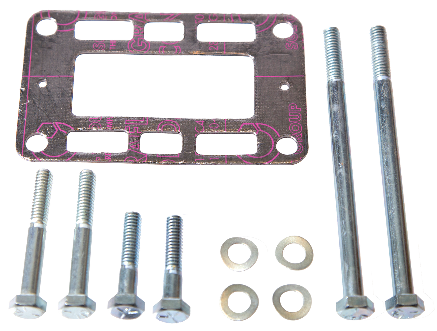 Mounting kit exhaust bend V8