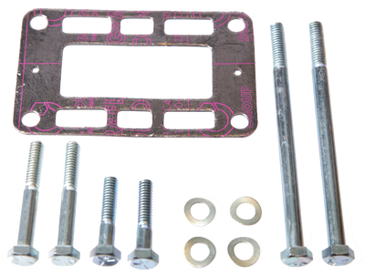 Mounting kit exhaust bend V8