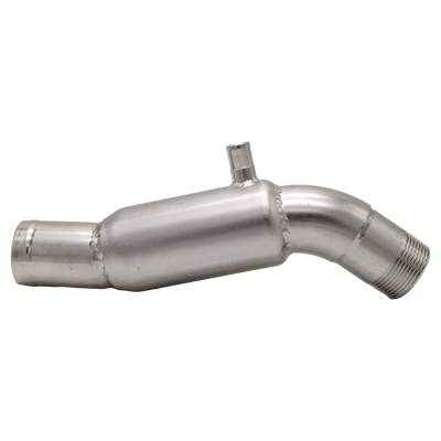 Exhaust bend MD1-3,6,7,11,17 Uni Stainless steel