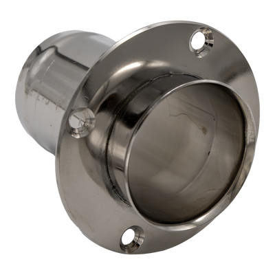 Thru hull exhaust pipe - straight, SS, diameter 63 mm