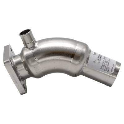 Exhaust bend D1, D2, MD2010, MD2020, MD2030, MD2040 Stainless steel