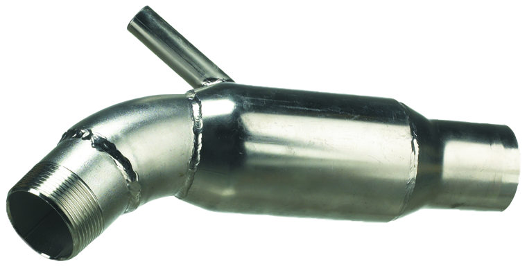 Exhaust bend Yanmar 2QM Stainless steel