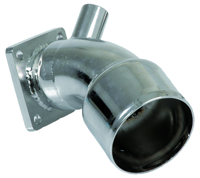 Exhaust bend Yanmar 3JH, 4JH (45dg) Stainless steel