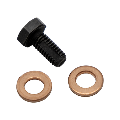Hollow screw, kit incl. gaskets