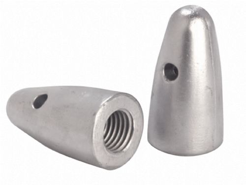 Anode for 40 mm shaft, 1", zinc