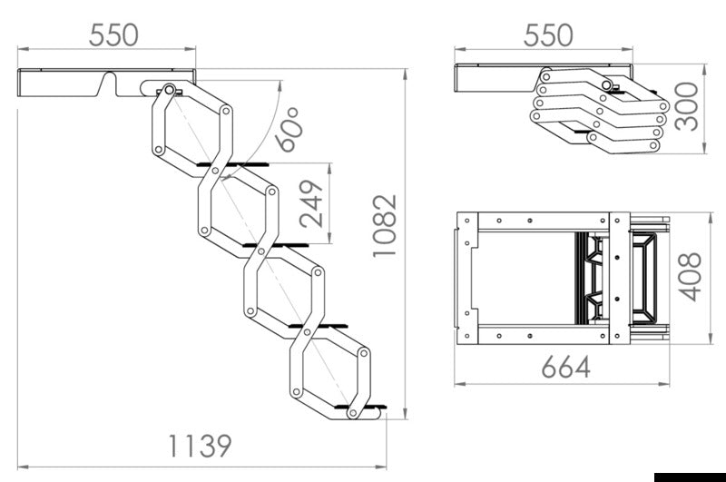 E-STEP elektrische Badeleiter