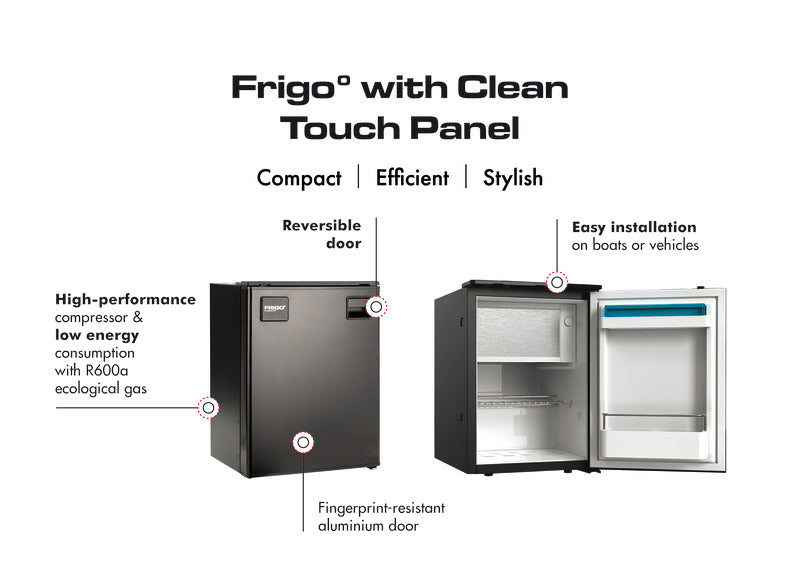 Frigo° - Kühlschrank mit Clean-Touch-Frontpanel