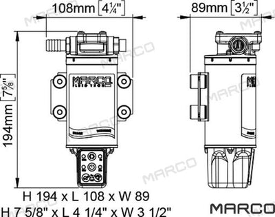 MARCO Ölwechselpumpe 12/24V
