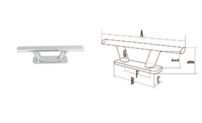 Edelstahl Klampe Elegant