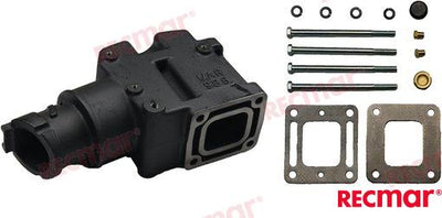 AUSPUFFBOGEN MERCRUISER 	GM V6 & V8 SMALL & BIG BLOCK (1983-02) 7º (4” O.D. RISER)