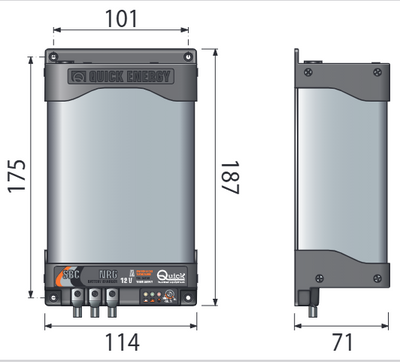 QUICK Ladegerät SBC140 12V 12A, 2 Ausgänge