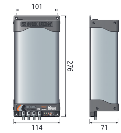 QUICK Ladegerät SBC500 12V 40A, 3 Ausgänge