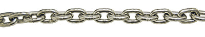 Edelstahl Kette, kurzgliedrig ähnl. DIN766 A4 8mm 50m