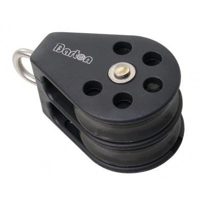 BARTON Doppelblock gleitl. 45mm, Seil 10mm, Auge