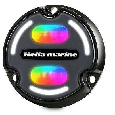 HELLA LED-Unterwasserlicht Apelo A2 Alu 12/24V RGB, grau SB-Pack