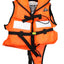 Feststoff-Rettungsweste 30N für Babys max.15kg mit Reißverschl., orange
