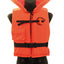 Feststoff-Rettungsweste 100N Gr.XL 70-80+kg orange