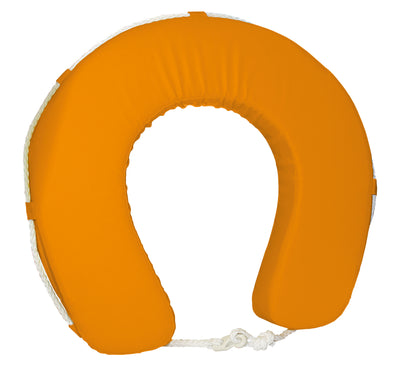 Hufeisen Rettungsring PVC orange