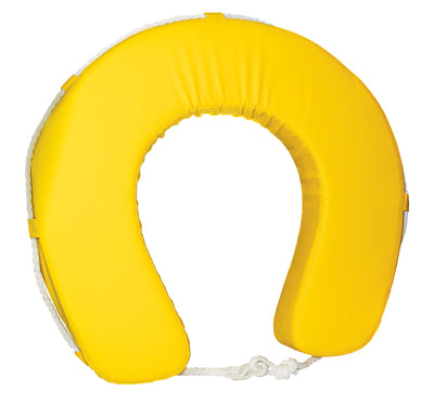Hufeisen Rettungsring PVC gelb