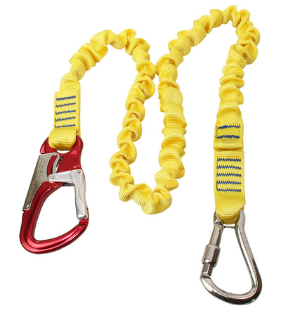 KONG Lifeline Evo mit Edelstahl-Karabiner,1 Alu-Karabiner,Stretchgurt 1,75m