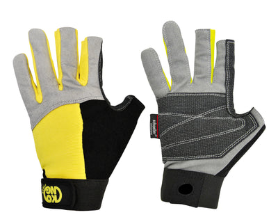 KONG Segelhandschuhe Alex gelb/grau/schwarz Gr.XL