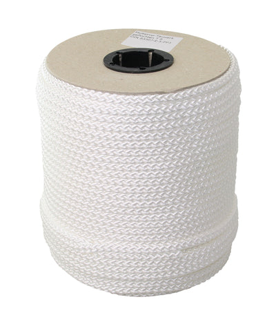 Flechtleine PP 8-fach 6mm weiß 30m
